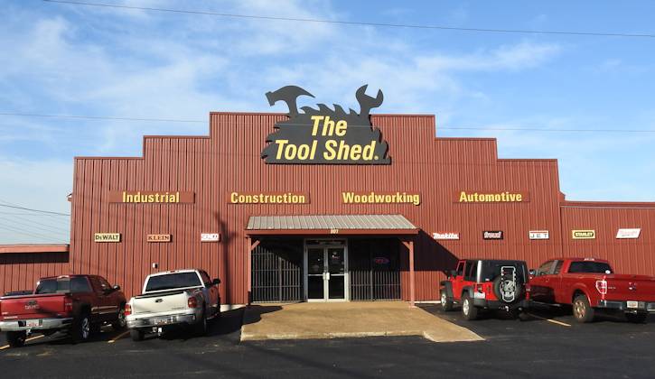 Front of building